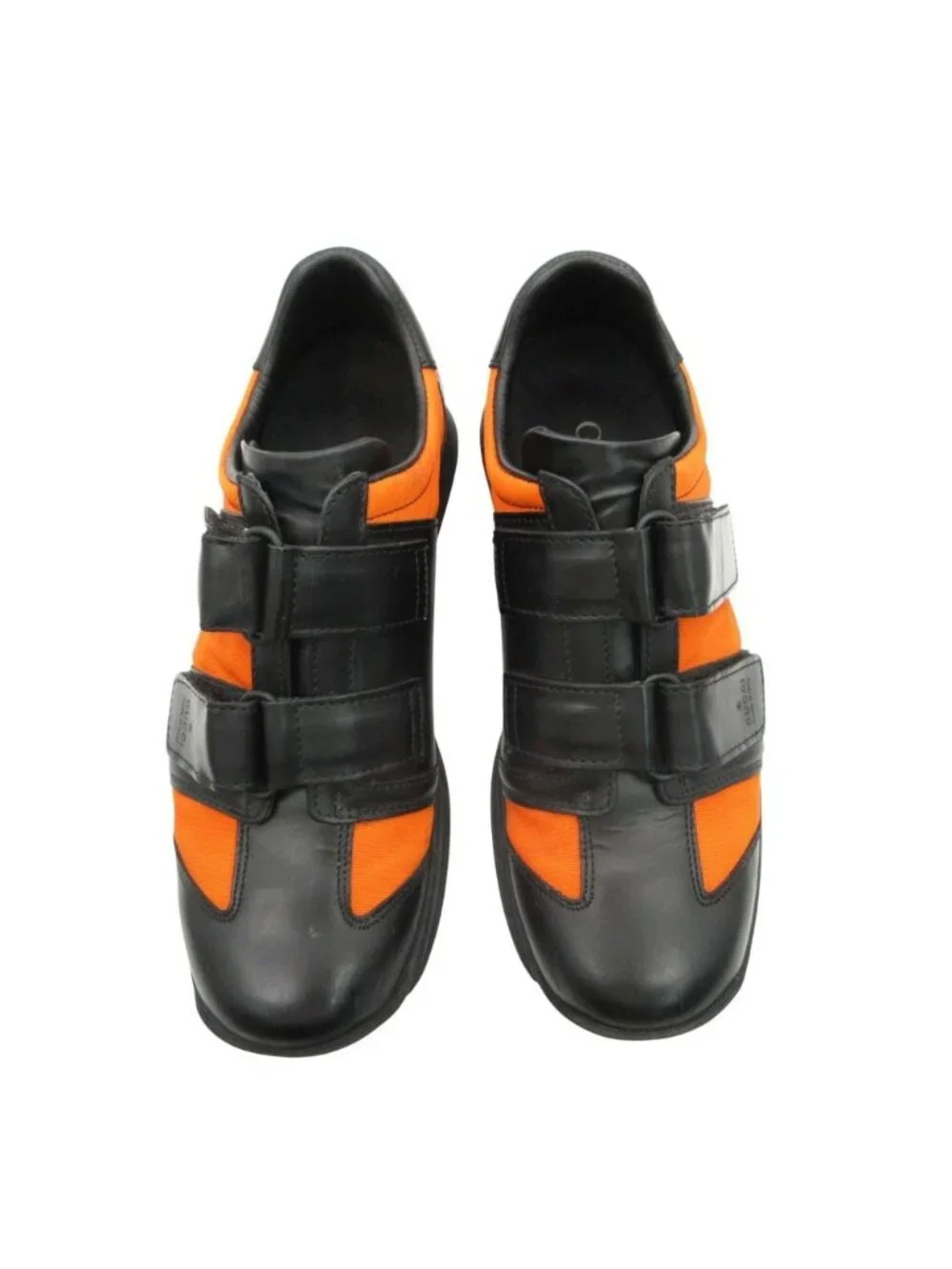 Gucci Tom Ford Era Sneakers Velcro Leather Shu Y2k Low-Cut Black
